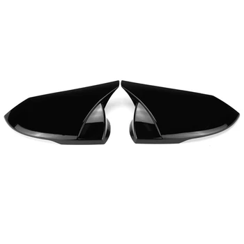 M Стил на Колата Лъскаво Черен Огледало за Обратно виждане Капак Завърши Рамката на Страничните Капаци Огледала за Hyundai Elantra 2021 2022