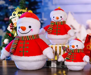 Креативна Нова Коледна Кукла-Снежен човек, Празнична Украса, Плюшен Кукла, Индивидуалност, Детски Подарък, Сватбени Сувенири за Гостите