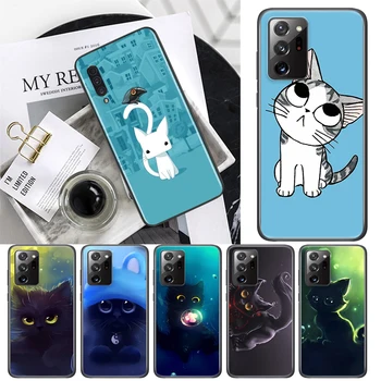 Сладък котка карикатура За Samsung A72 A52 А02 S A32 A12 A42 A51 A91 A81 A71 A41 A21 A31 S A01 A11 A03 Основната UW Калъф за вашия Телефон