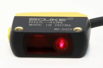 BGX-40N лазерно отражение водоустойчив 1 мм малко петно потискане на фона E3Z-LL61 черно-бяло на еднакво разстояние фотоелектричния