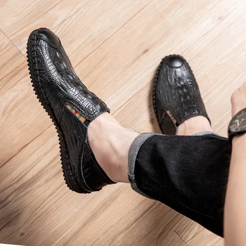 Мъжки обувки Zapatos Cuero, Sapato Masculino, Ежедневни мъжки обувки от естествена кожа, мъжки Летни тенденции 2020 г., Обувки за мъже