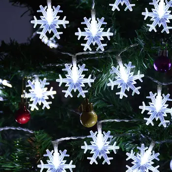 Празнично осветление Ярък Сняг За Коледните Гирлянди За Коледната Гирлянди Led Лампа 10/20 М конектор