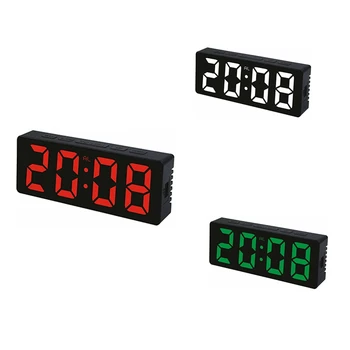 Digital Alarm Clock Повторение Електронни Led Часовник 4 Режима На Показване На Час 12/24 Настолни Часовници За Всекидневна