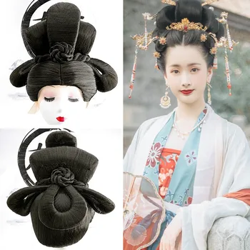 Ретро китайски старинни императрица косата кралицата на прическа е една антична фотография шапки royal Принцеса вечерни подаръци