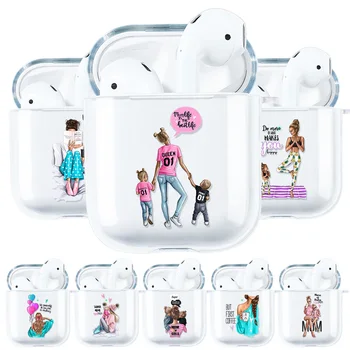 Супер Мамо Детски Калъф За Apple Airpods Седалките Airpod Pro 2 Air pod 3 1 Bluetooth Безжична Слушалка Силиций Слушалки Коренно Седалките