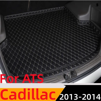 Sinjayer Авто Подложка За Багажника всички сезони, АВТО Багажник за Багажното Мат Килим Високи Странични Карго Подложка е Подходяща За Cadillac ATS 2013 2014