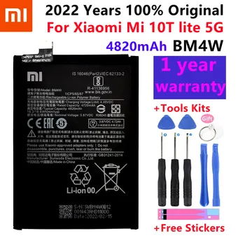 2022 Година С 100% Оригинални Висококачествени 4820 ма BM4W Батерия За Xiaomi Mi 10T lite 5G Батерии + Безплатни инструменти