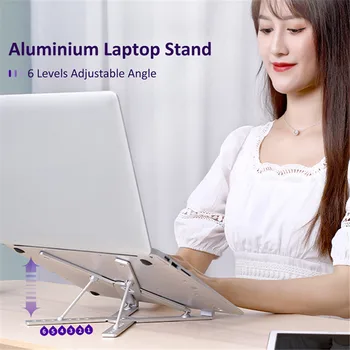 Лаптоп Таблет Сгъваем Държач За Лаптоп Лесно Отвеждане на Топлината Портативна Поставка от алуминиева сплав