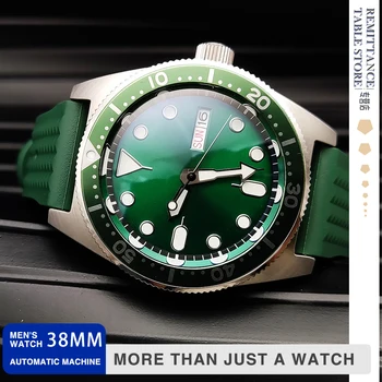 Мъжки часовник Автоматично Механични Японски Флуоресцентни Сапфировые Водоустойчив Модерен Часовник От Неръждаема Стомана