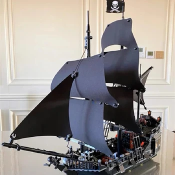 Направи Си Сам От Пирати Строителни Блокове 4184 Модел Черни Перли Кораб Тухли Играчки За Деца Момче Коледни Подаръци