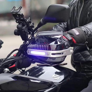 Защита за ръце на Кормилото на мотоциклета е с Led Подсветка, Защита за ръцете, аксесоари за мотоциклети Kawasaki Er6N J300 Kle500 Bmw K100